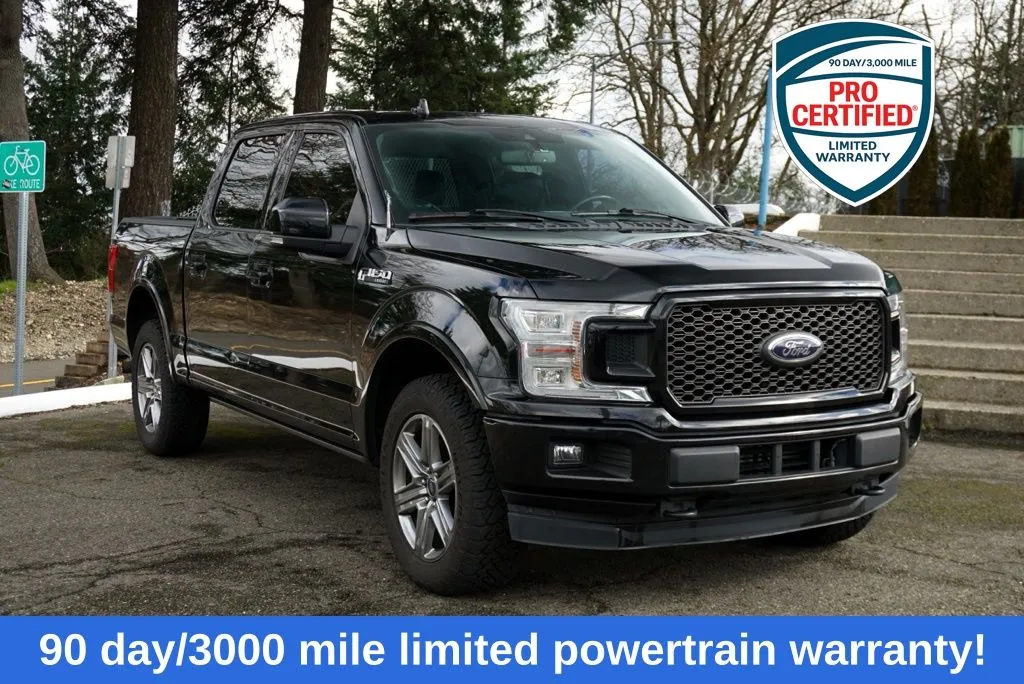 Black 2018 Ford F-150 Lariat 4WD for sale in Tacoma, WA