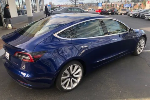 Blue 2020 Tesla Model 3 Long Range for sale in Tacoma, WA