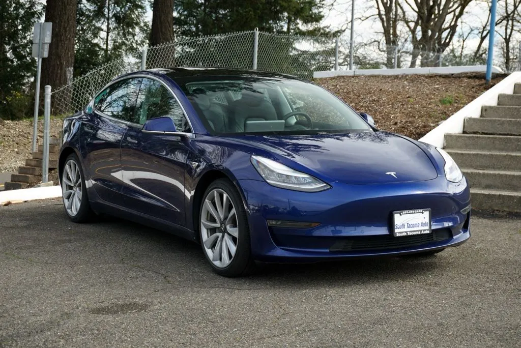 Blue 2020 Tesla Model 3 Long Range for sale in Tacoma, WA