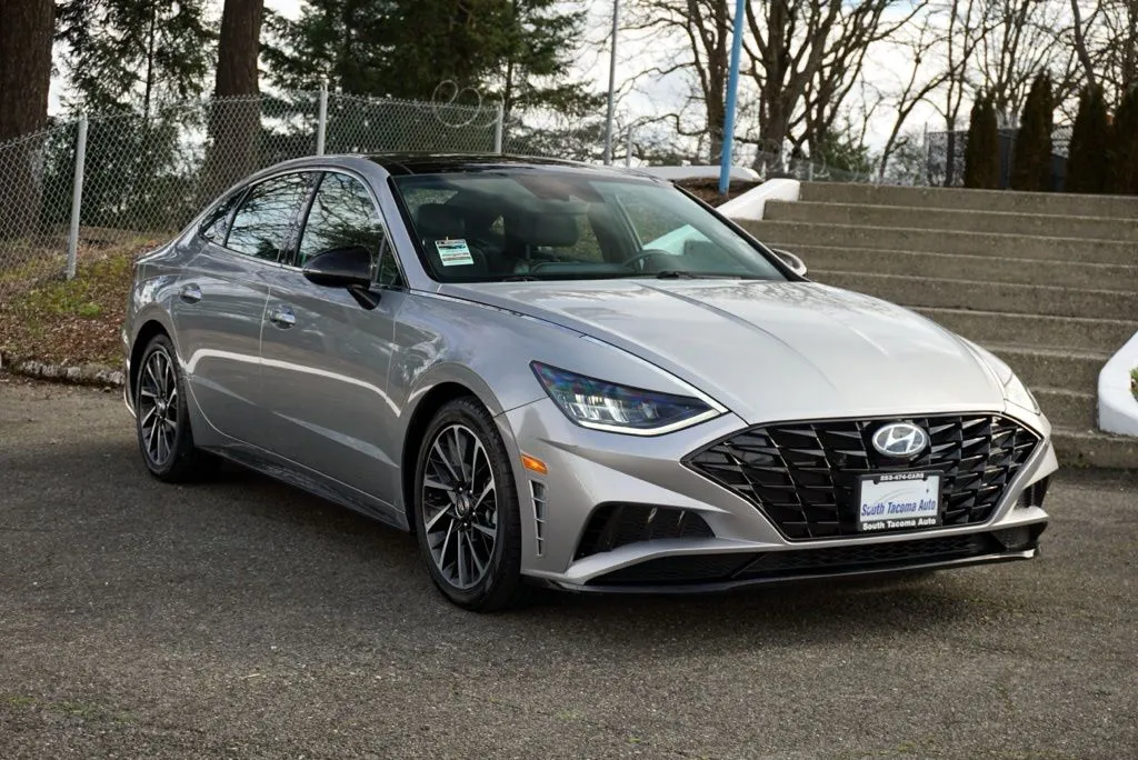 Silver 2020 Hyundai Sonata SEL Plus for sale in Tacoma, WA