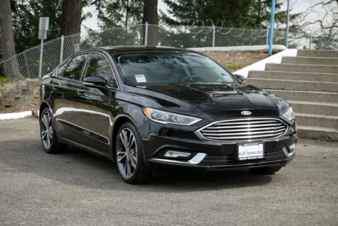 Black 2018 Ford Fusion Titanium for sale in Tacoma, WA