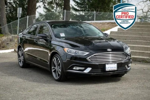 Black 2018 Ford Fusion Titanium for sale in Tacoma, WA