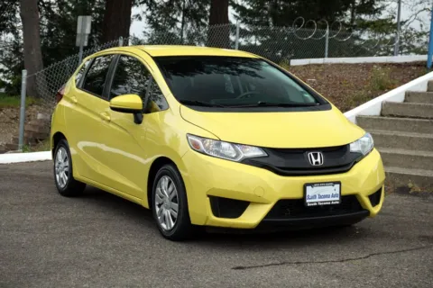 Yellow 2015 Honda Fit LX for sale in Tacoma, WA
