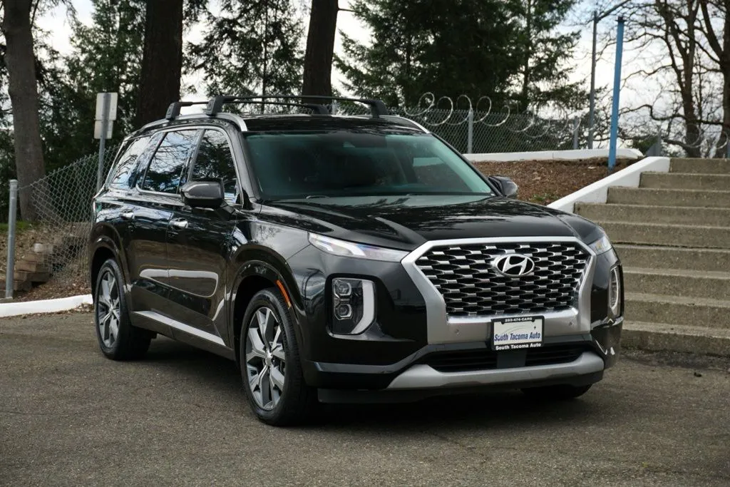 Black 2021 Hyundai Palisade Limited for sale in Tacoma, WA