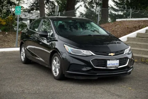Black 2018 Chevrolet Cruze LT for sale in Tacoma, WA