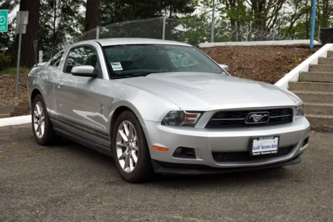 Silver 2011 Ford Mustang V6 Premium for sale in Tacoma, WA