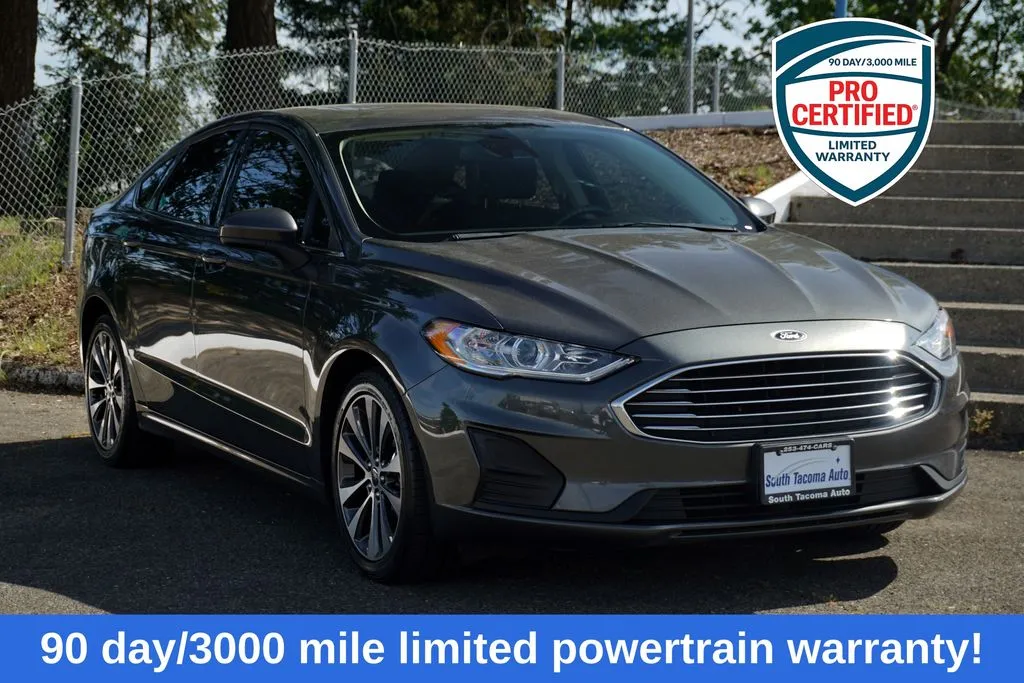 Gray 2020 Ford Fusion SE AWD for sale in Tacoma, WA