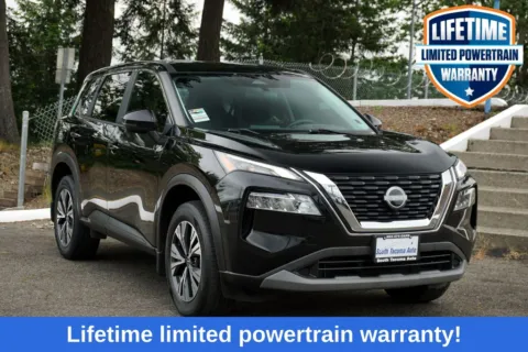 Black 2022 Nissan Rogue SV for sale in Tacoma, WA