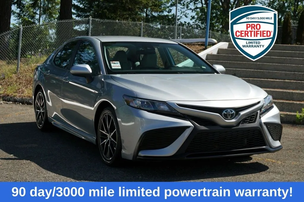 Silver 2021 Toyota Camry SE for sale in Tacoma, WA