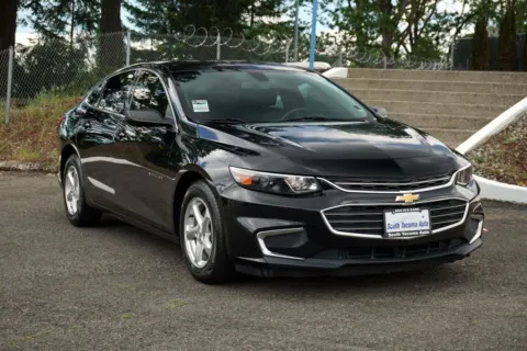 Black 2018 Chevrolet Malibu LS 1LS for sale in Tacoma, WA