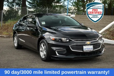Black 2018 Chevrolet Malibu LS 1LS for sale in Tacoma, WA