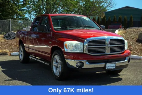 Red 2008 Dodge Ram 1500 SLT for sale in Tacoma, WA