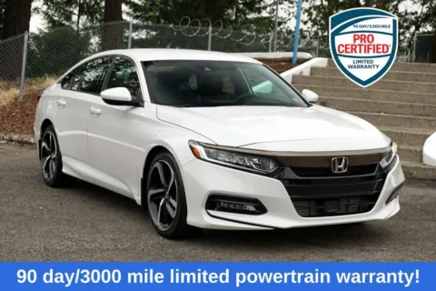 White 2018 Honda Accord Sport for sale in Tacoma, WA