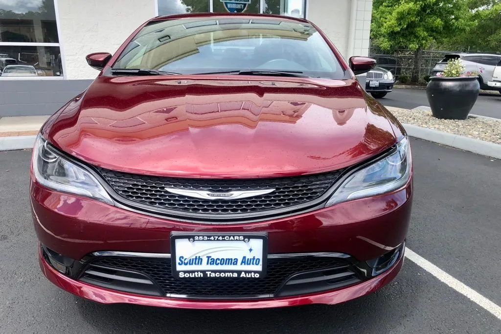 Red 2015 Chrysler 200 S for sale in Tacoma, WA