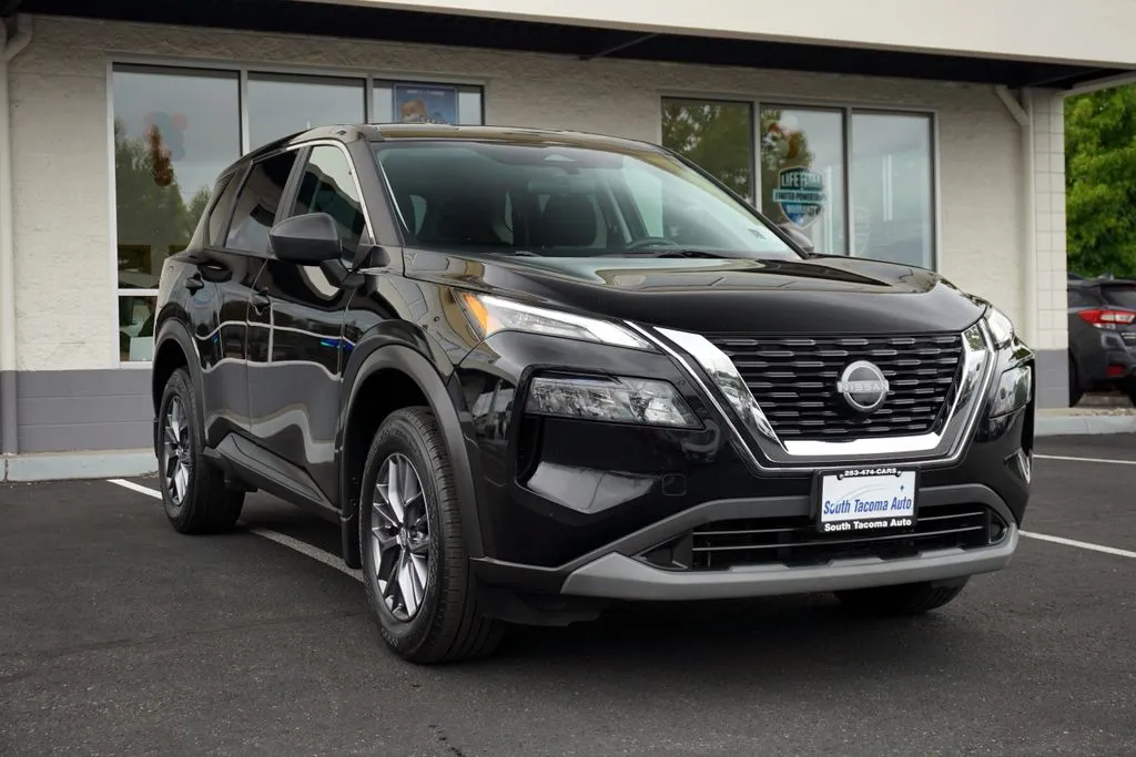 Black 2023 Nissan Rogue S for sale in Tacoma, WA