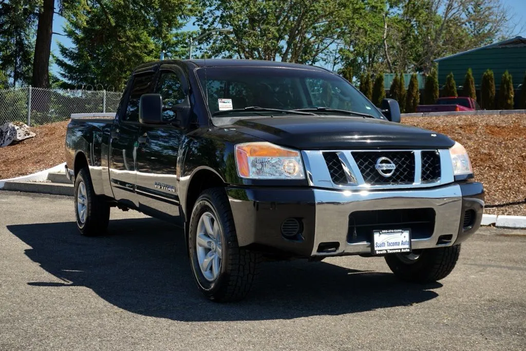 Black 2011 Nissan Titan SV for sale in Tacoma, WA