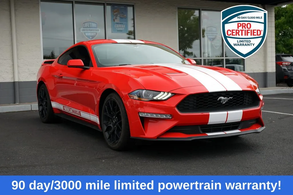 Red 2018 Ford Mustang EcoBoost for sale in Tacoma, WA