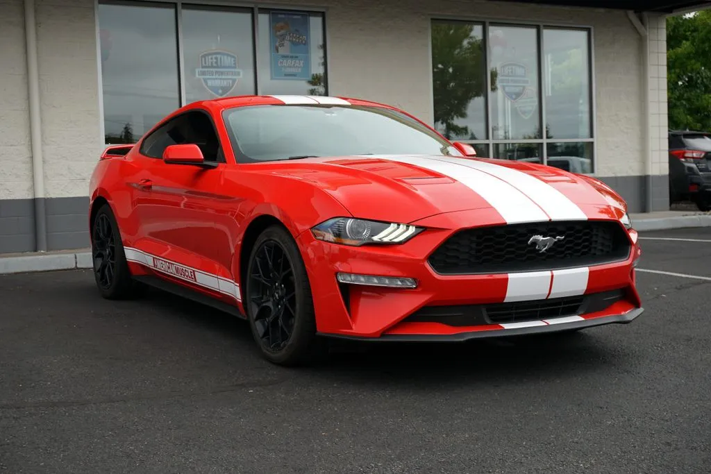 Red 2018 Ford Mustang EcoBoost for sale in Tacoma, WA