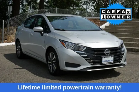 Silver 2023 Nissan Versa 1.6 SV for sale in Tacoma, WA