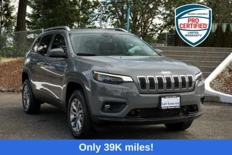 Gray 2021 Jeep Cherokee Latitude Lux for sale in Tacoma, WA