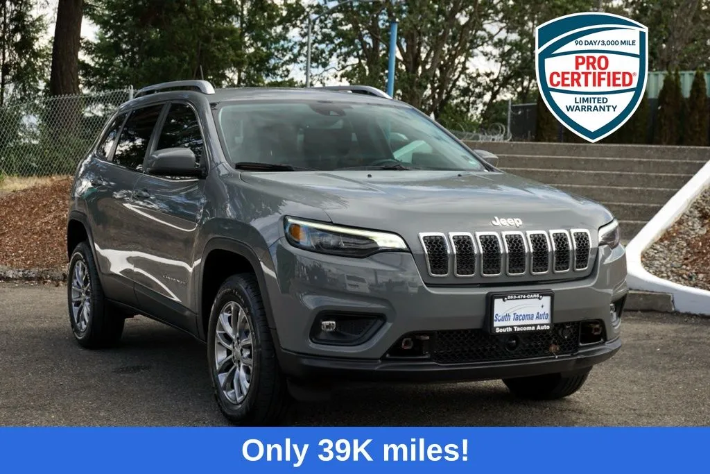 Gray 2021 Jeep Cherokee Latitude Lux for sale in Tacoma, WA