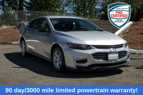 Silver 2017 Chevrolet Malibu LS 1LS for sale in Tacoma, WA