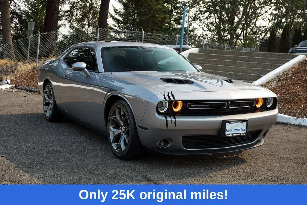 Silver 2016 Dodge Challenger SXT for sale in Tacoma, WA
