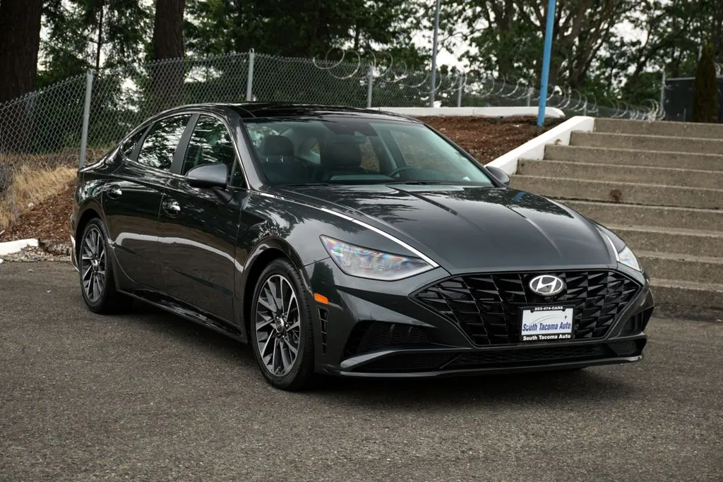 Gray 2022 Hyundai Sonata Limited for sale in Tacoma, WA