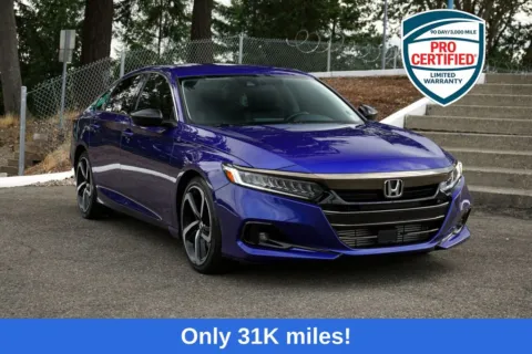 Blue 2021 Honda Accord Sport Special Edition for sale in Tacoma, WA