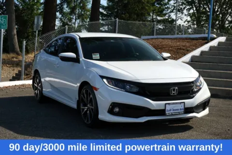 White 2021 Honda Civic Sport for sale in Tacoma, WA