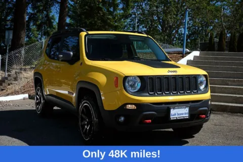 Yellow 2015 Jeep Renegade Trailhawk for sale in Tacoma, WA
