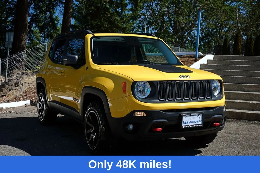 Yellow 2015 Jeep Renegade Trailhawk for sale in Tacoma, WA
