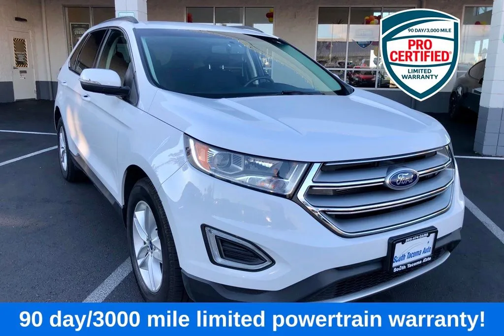White 2017 Ford Edge SEL for sale in Tacoma, WA
