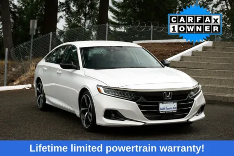 White 2022 Honda Accord Sport Special Edition for sale in Tacoma, WA
