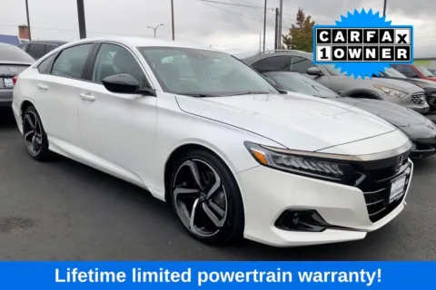 White 2022 Honda Accord Sport Special Edition for sale in Tacoma, WA