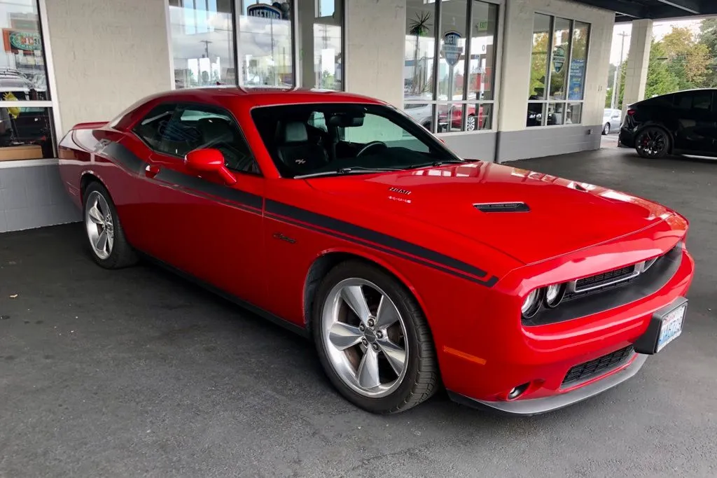 Red 2015 Dodge Challenger R/T for sale in Tacoma, WA