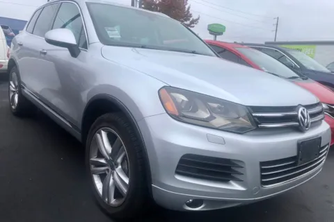 Silver 2012 Volkswagen Touareg V6 TDI Sport AWD for sale in Tacoma, WA