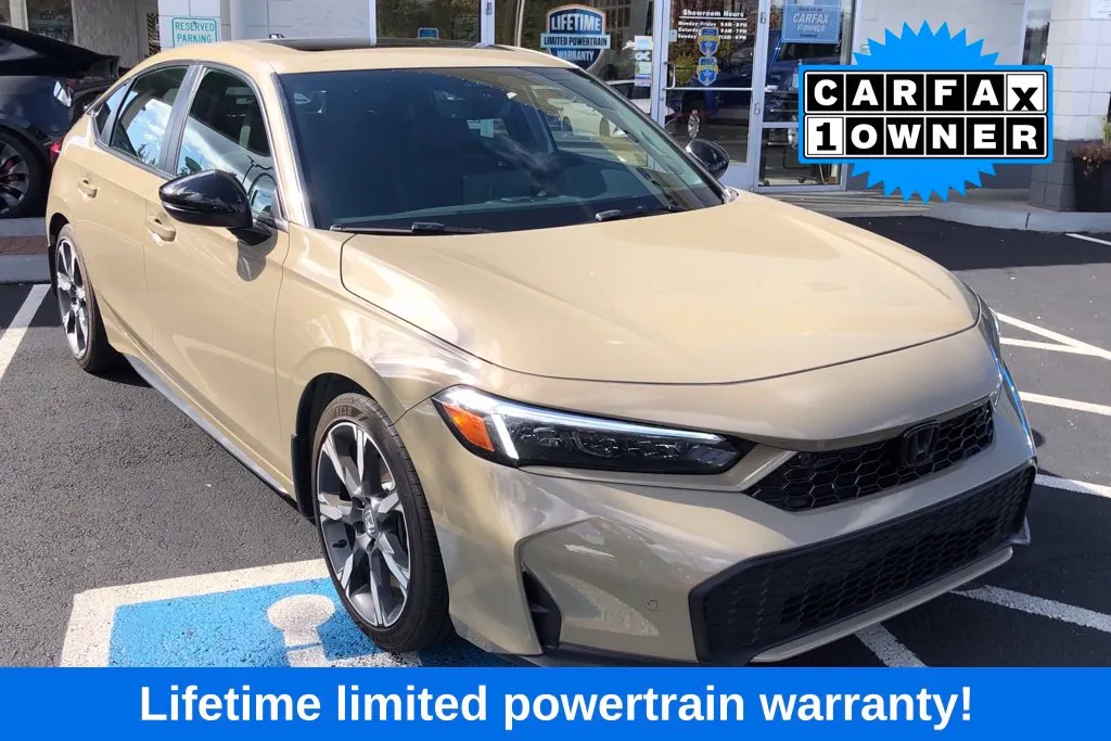 Beige 2025 Honda Civic Hybrid Sport Touring for sale in Tacoma, WA
