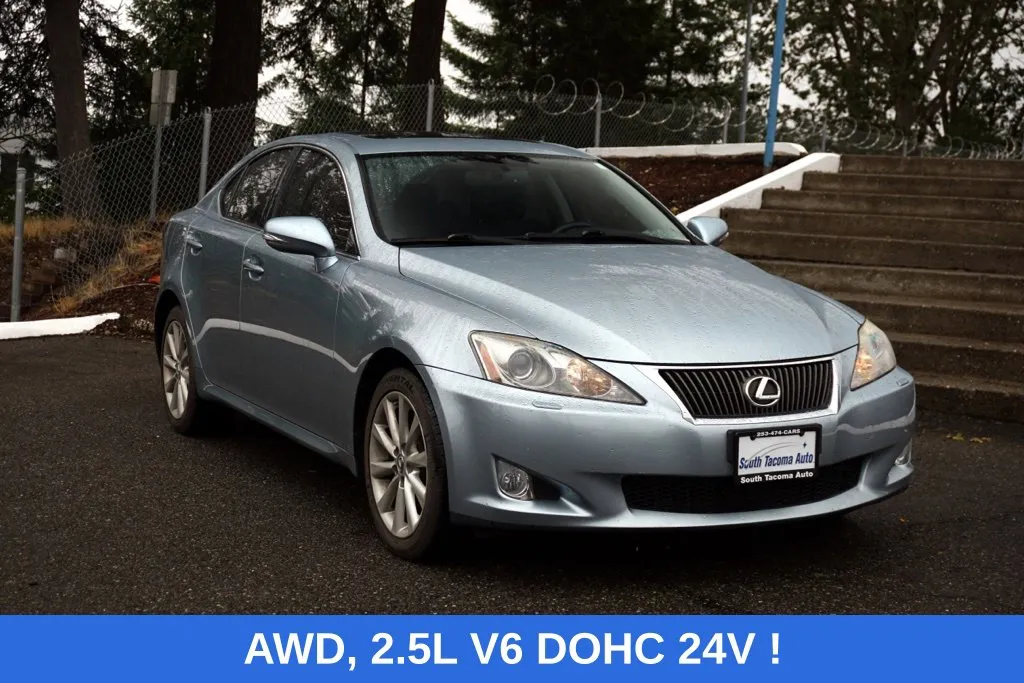Blue 2010 Lexus IS 250 AWD for sale in Tacoma, WA