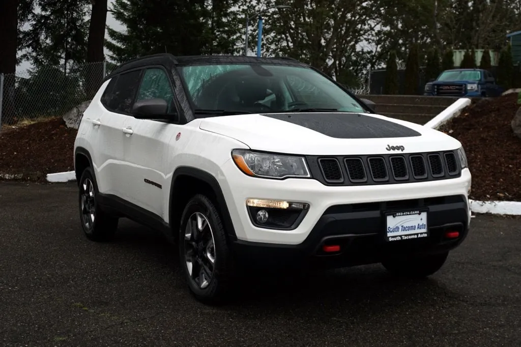 White 2018 Jeep Compass Trailhawk for sale in Tacoma, WA