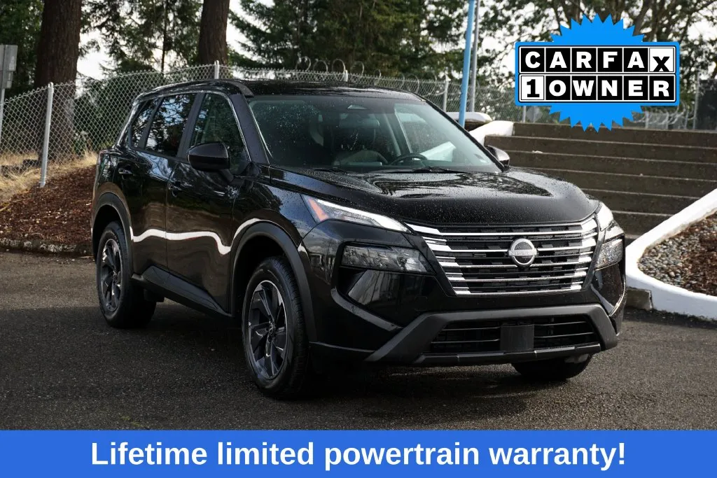 Black 2025 Nissan Rogue SV for sale in Tacoma, WA