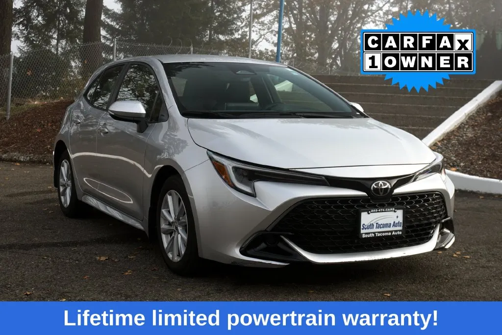 Silver 2025 Toyota Corolla Hatchback SE for sale in Tacoma, WA