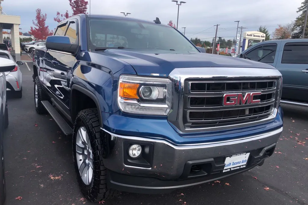 Blue 2015 GMC Sierra 1500 SLE 4WD for sale in Tacoma, WA