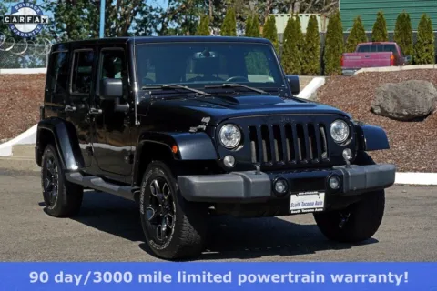 Black 2018 Jeep Wrangler JK Unlimited Altitude for sale in Tacoma, WA
