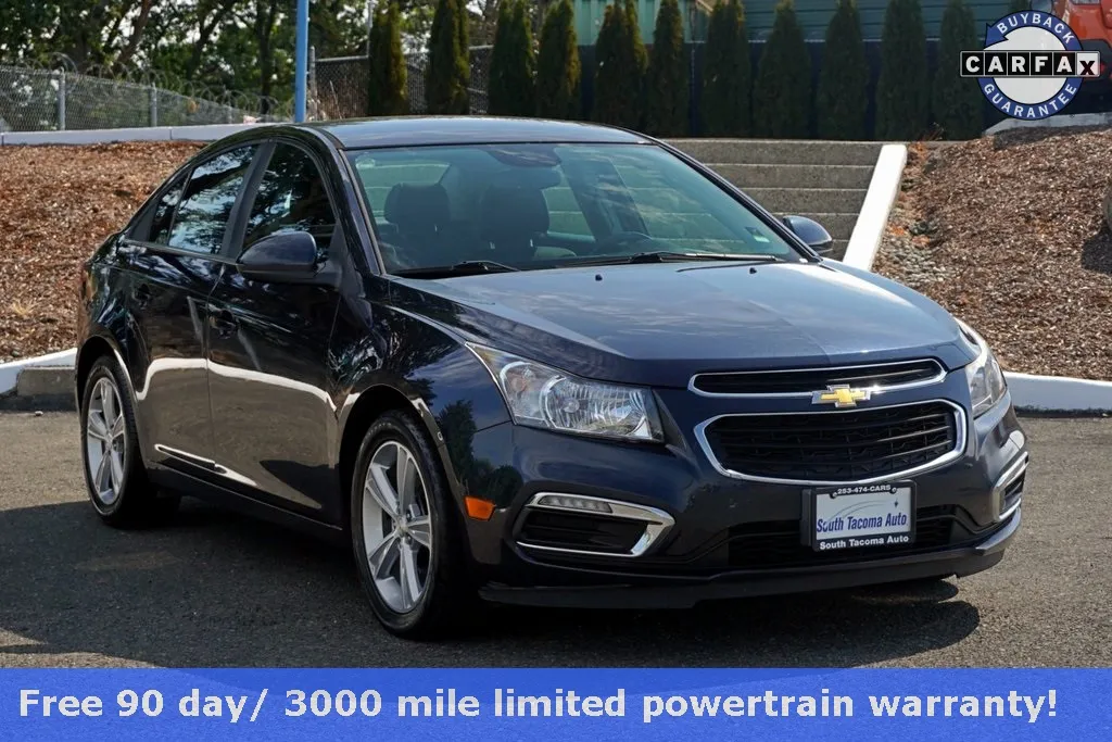 Blue 2015 Chevrolet Cruze 2LT for sale in Tacoma, WA