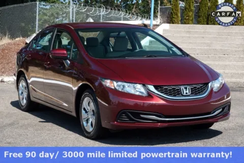 Red 2014 Honda Civic LX for sale in Tacoma, WA