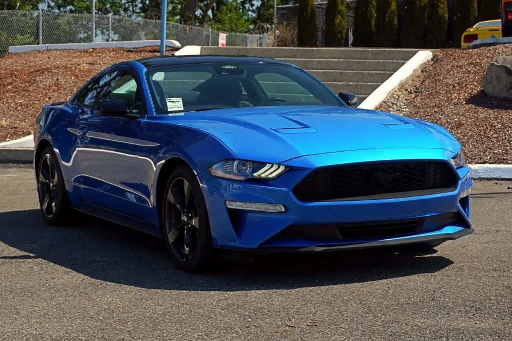 Blue 2021 Ford Mustang EcoBoost for sale in Tacoma, WA