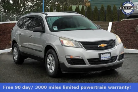Silver 2017 Chevrolet Traverse LS for sale in Tacoma, WA