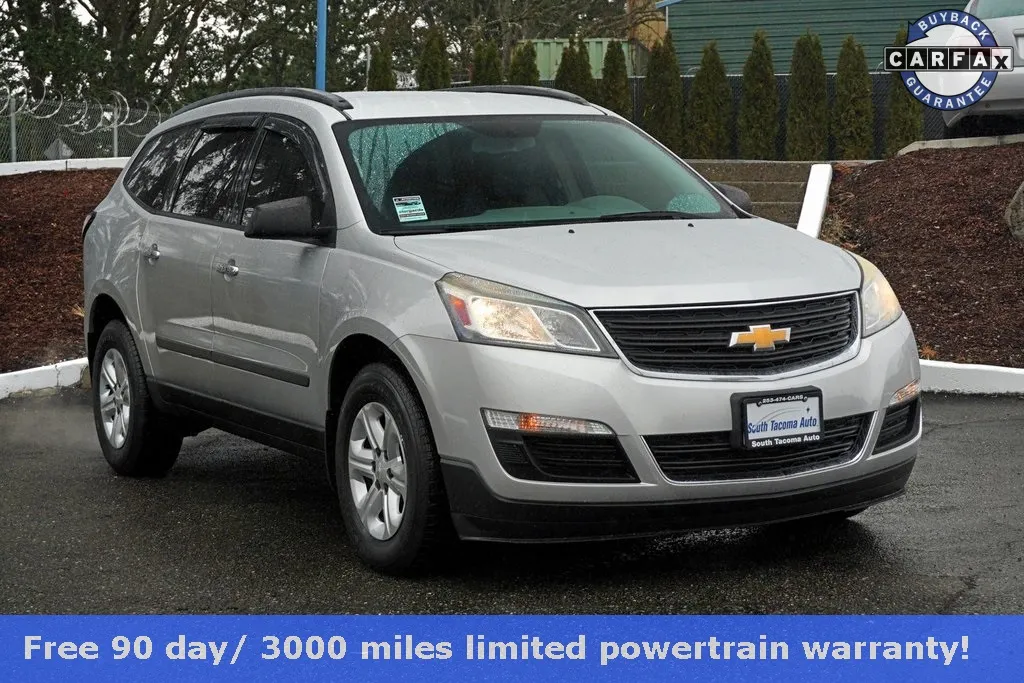 Silver 2017 Chevrolet Traverse LS for sale in Tacoma, WA