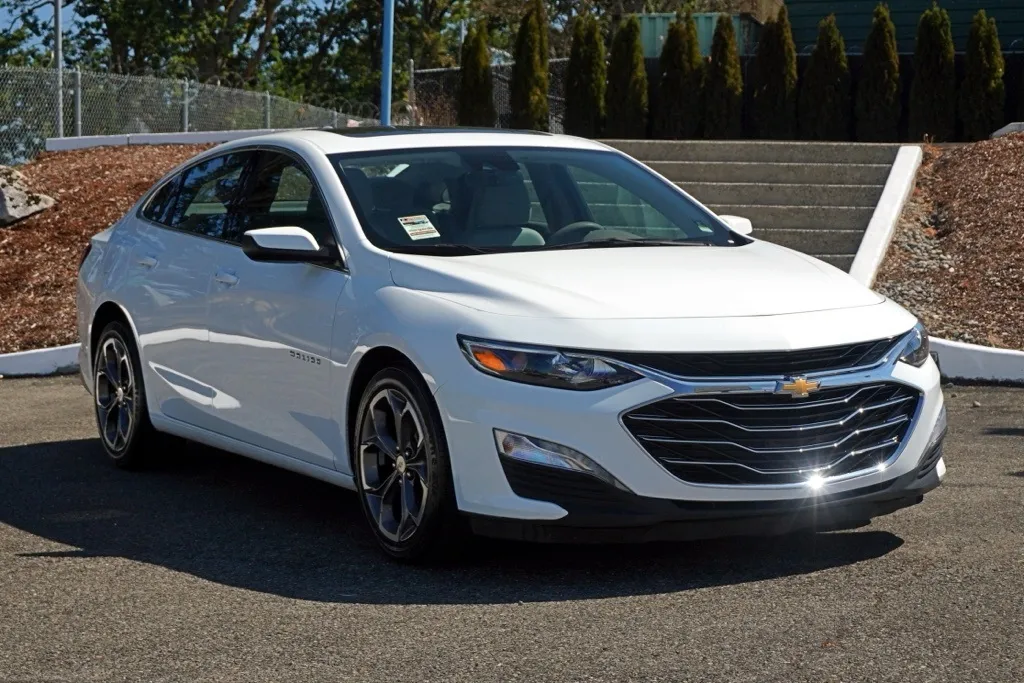 White 2023 Chevrolet Malibu LT for sale in Tacoma, WA